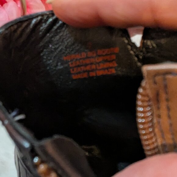 NWOT Marc Joseph Herald Sq Ankle Boots Size 7 - Picture 6 of 8